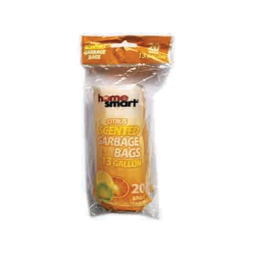 Home Smart Garbage Bags Citrus Scented 30pcs 17*18in