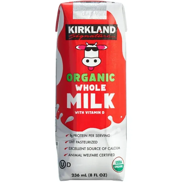 Kirkland Organic Whole Milk 236 ml