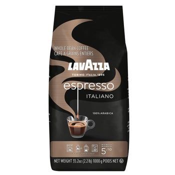 Lavazza Espresso 100% Premium Arabica Coffee, Whole Bean 1000g