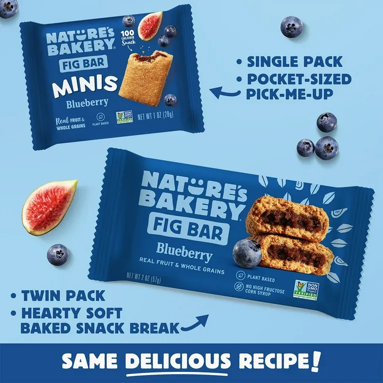 Nature&#39;s Bakery Fig Bar Blueberry
