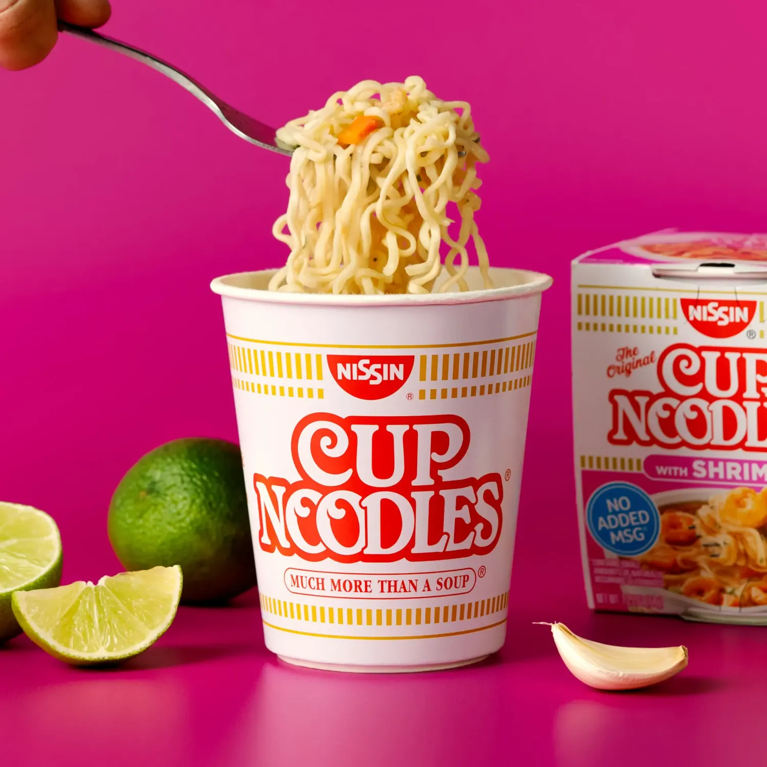Nissin Cup Noodles Flavored Soup, Shrimp