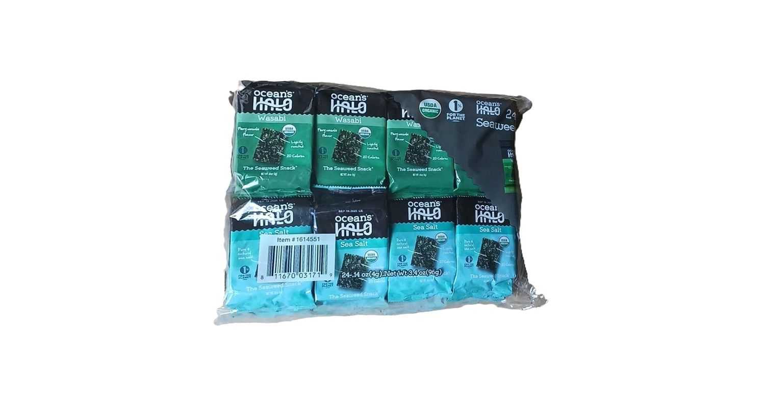 Ocean&#39;s Halo SeaWeed Snack