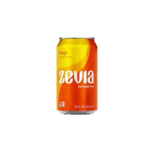 Orange Zevia, Zero Calorie Soda 12oz