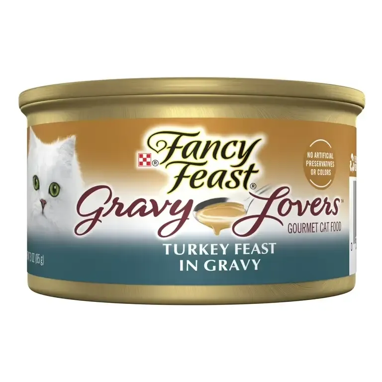 Purina Fsncy Feast Gravg Lovers Turkey Feast In Gravy