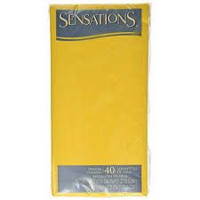 Sensations NapKins Golden Yellow 40pcs 42.2*42.5cm