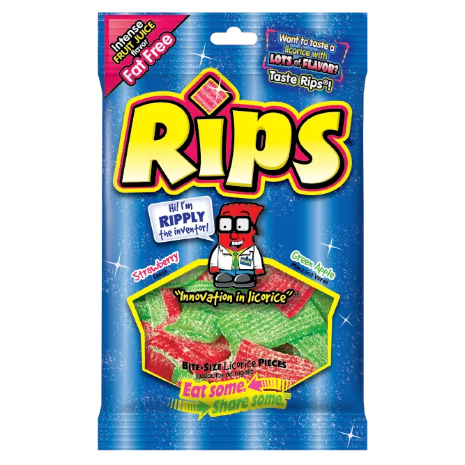Rips strawberry &amp; Green Apple