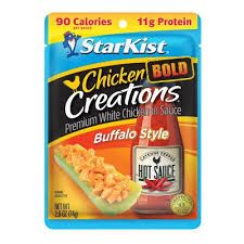 Starkist chicken creations buffalo style 74g/12pack