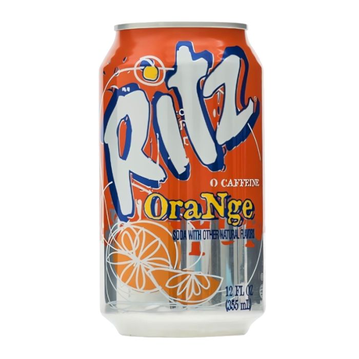 Ritz Orange Soda With Natural Flavors Drink ,355ml