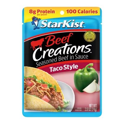 Starkist beef creations taco style 74g