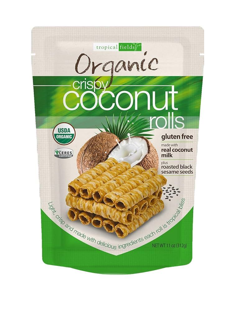 Tropical Field Organic Crispy Coconut Rolls Gluten Free