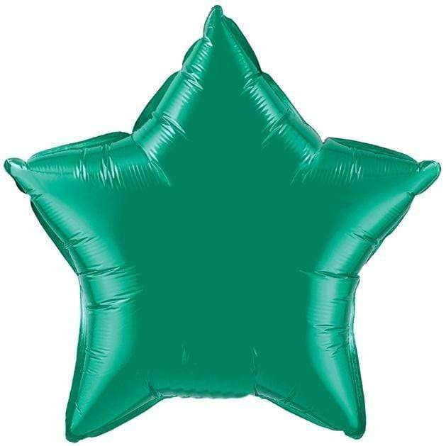 Star Shaped Balloon 6in Emerald Green