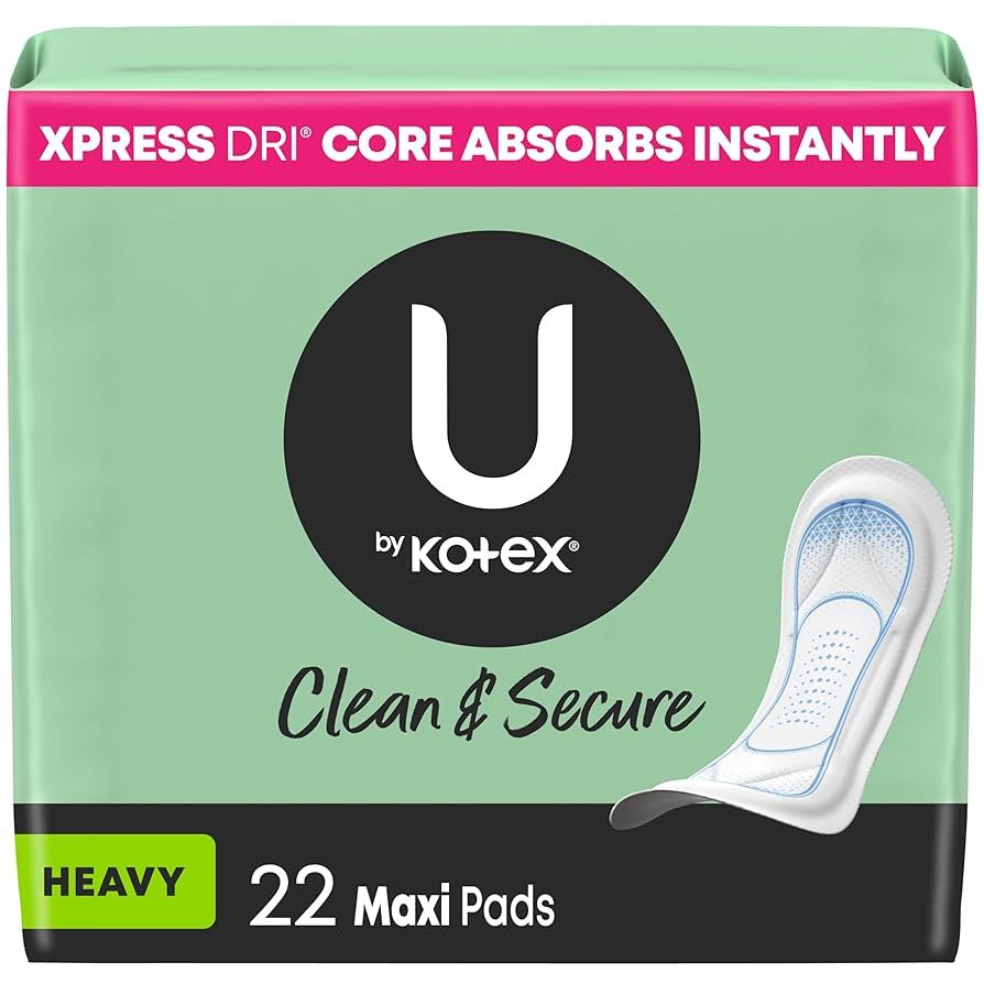 U BY KOTEX security maxi heavy flow 22 pads