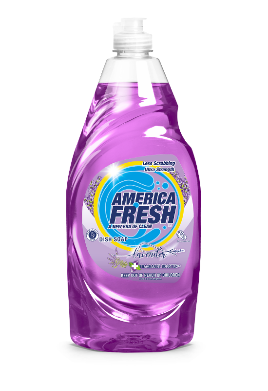 America Fresh Lavender Boost Purple Dishwashing Liquid 520ml