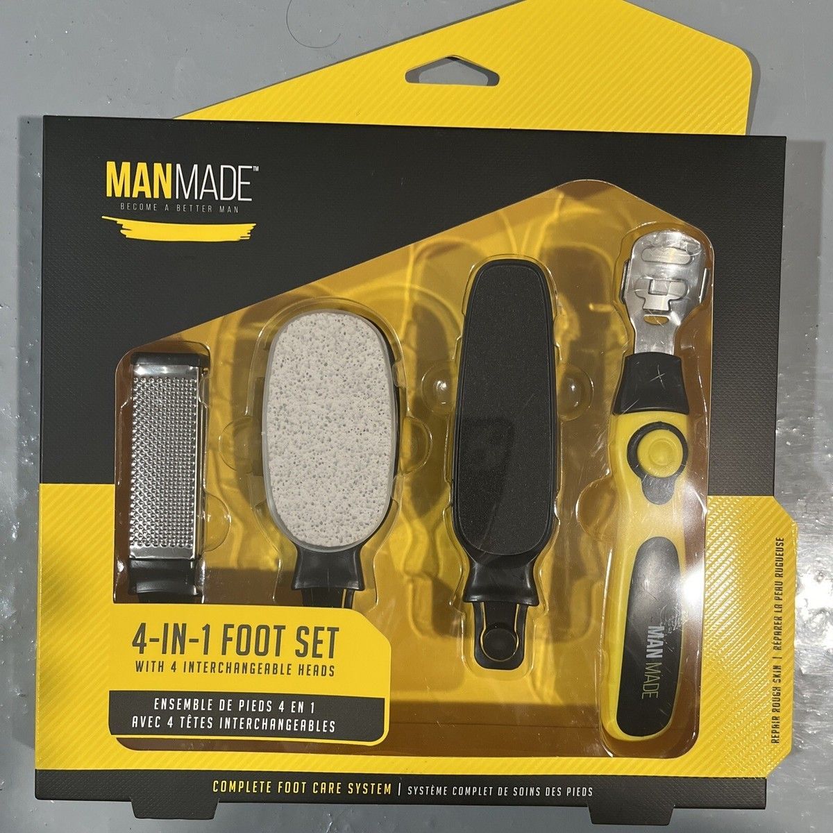 4 in 1 Foot Set Manmade, 4 pc