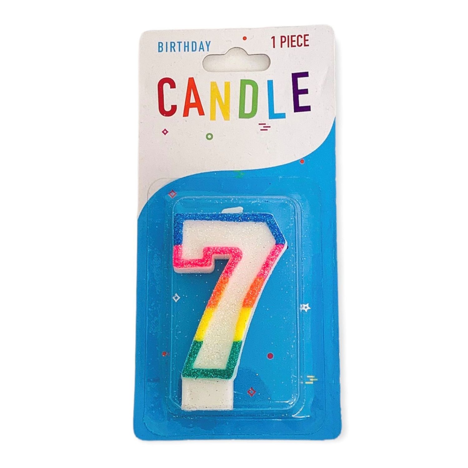 Alef Birthday Candle N.7