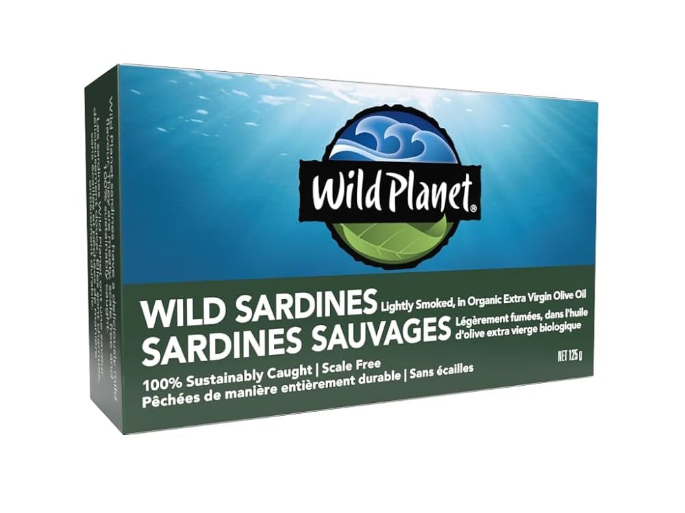 Wild Planet Pacific Sardines In Ex.Vgn. Olive Oil Lig.Smoked 125g