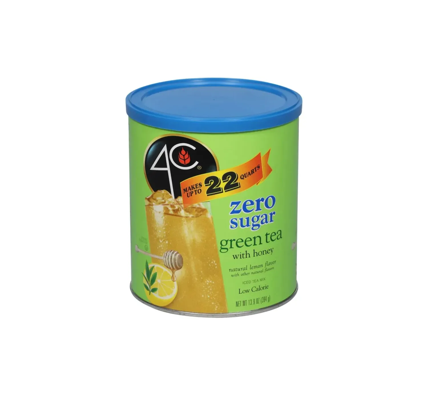 4C Green Tea With Honey natural Lemon Flavor 394 g