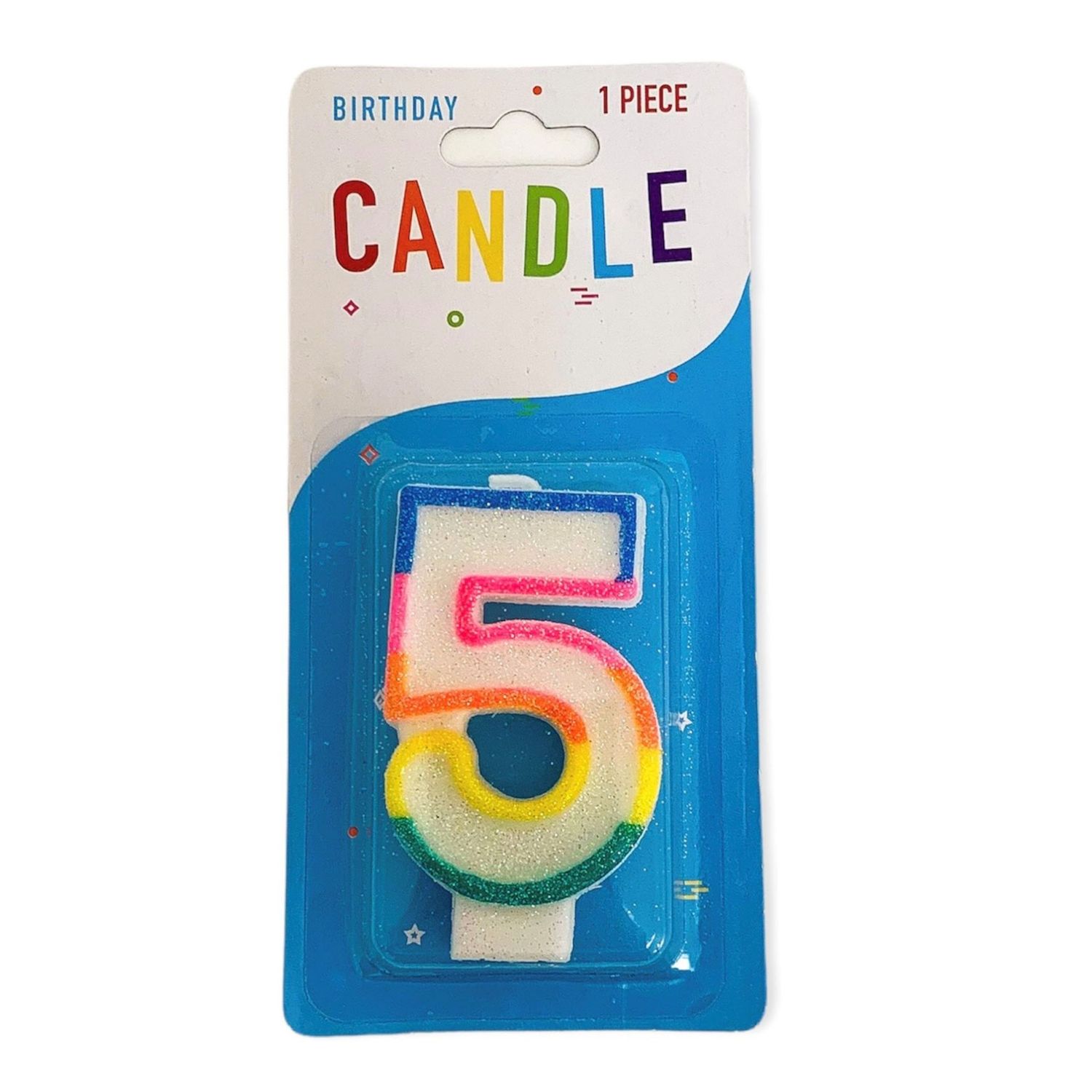 Alef Birthday Candle N.5
