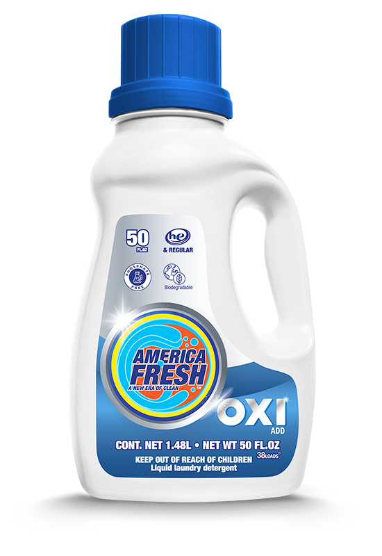 America Fresh Roses Oxy Liquid Detergent 2.96L
