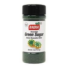 Badia Green Sugar Decorative