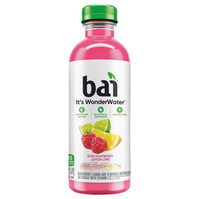 Bai Wonder Water Rubi Raspberry Lemon Lime, 530ml