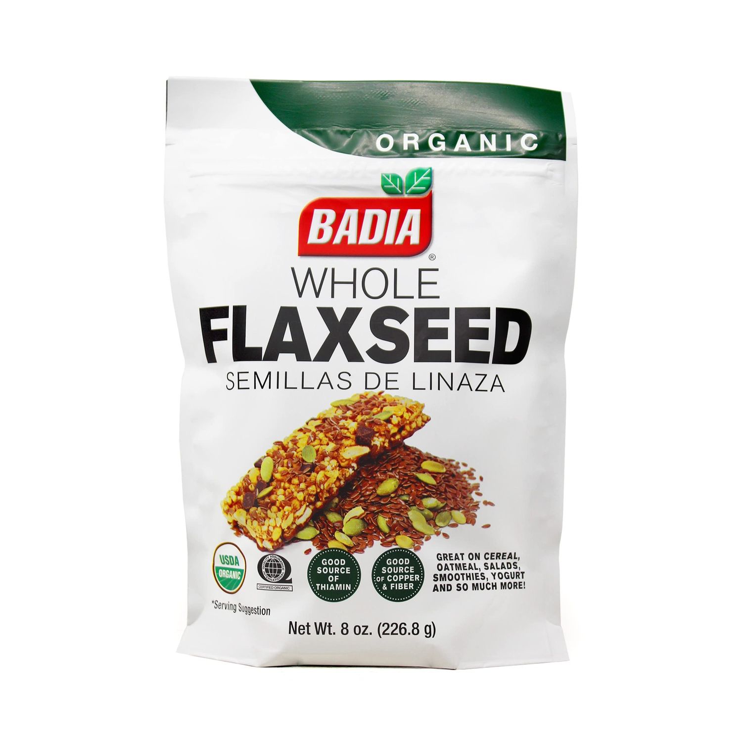 Badia Organic Flax Seed Whole Bags