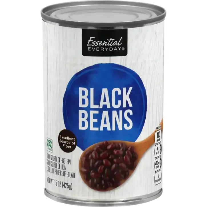 Black beans 15 oz ,425 g