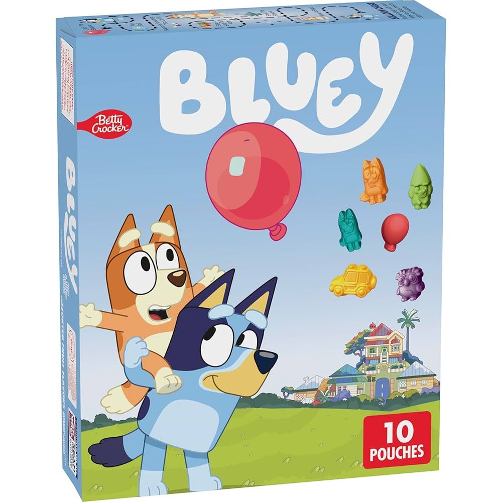 BLUEY FRUIT SNACKS  10 Pk 0.8 OZ