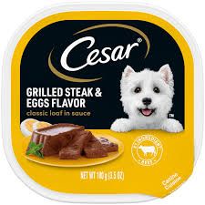 Cesar G Flavor 100g , 12ctrilled Steak &amp; Eggs Flavor