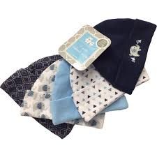 Cribmates Infant Caps 5pcs Blue