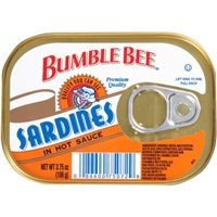 BB  SARDINES IN HOT SAUCE  3.75 OZ (106g)