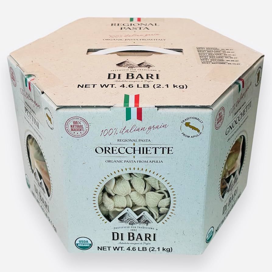 Di Bari Organic Pasta, 2.1 Kg