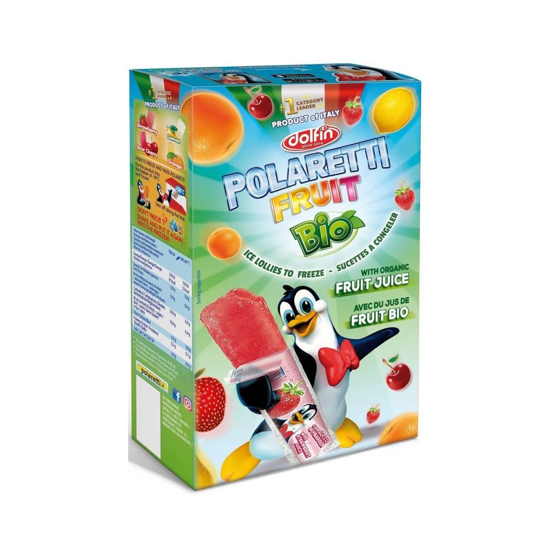 Dolfin Polaretti Organic Ice Lollies to Freeze