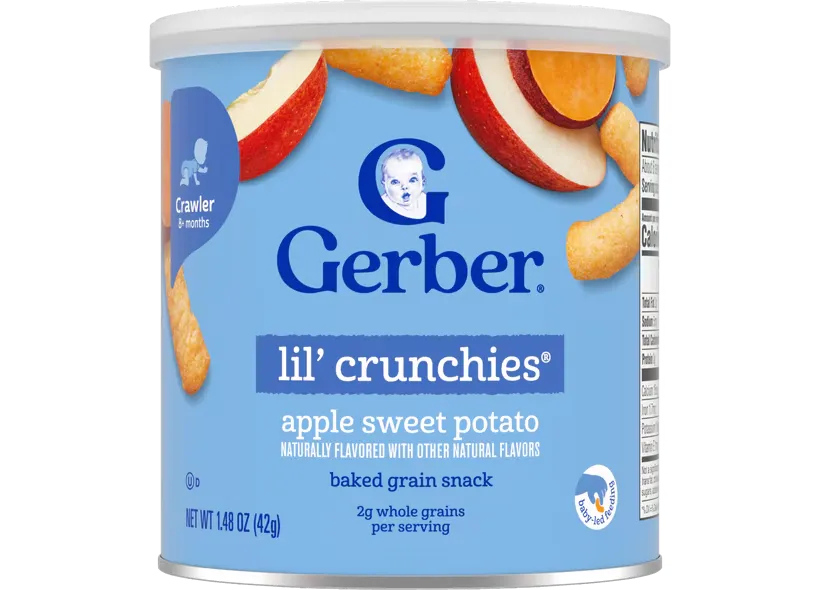Gerber Lil&#39;Crunchies Apple Sweet Potato (42G)