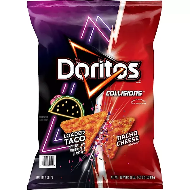 Doritos Tortilla Chips Loaded Taco &amp; Nacho Cheese