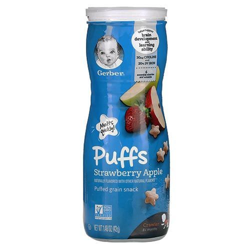 Gerber Puffs Strawberry Apple (42G)