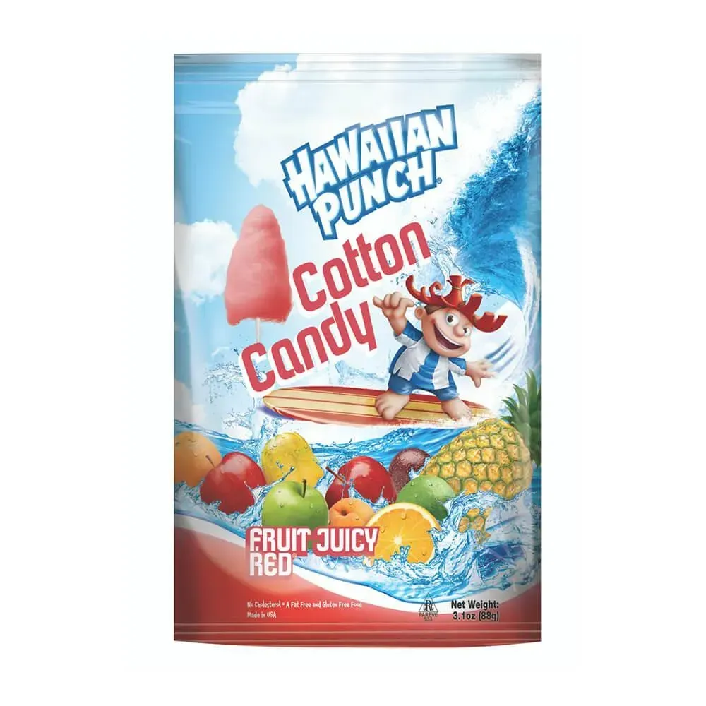 Hawaiian Punch Cotton Candy Fruit Juicy Red