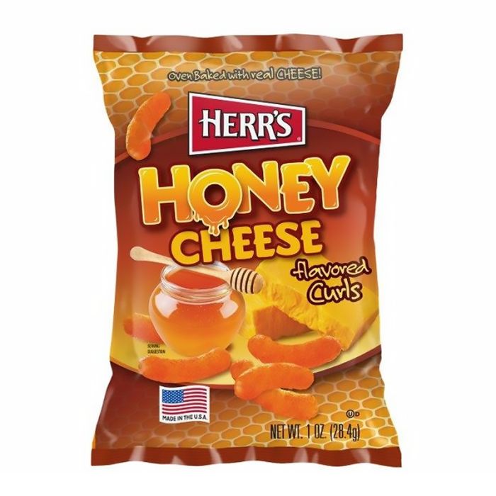 Herr&#39;s Honey Cheese Flavored Curls - 1oz (28.4g)