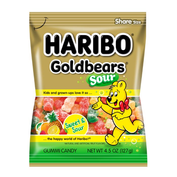 Haribo Gold Bears Sour Gummi Candy