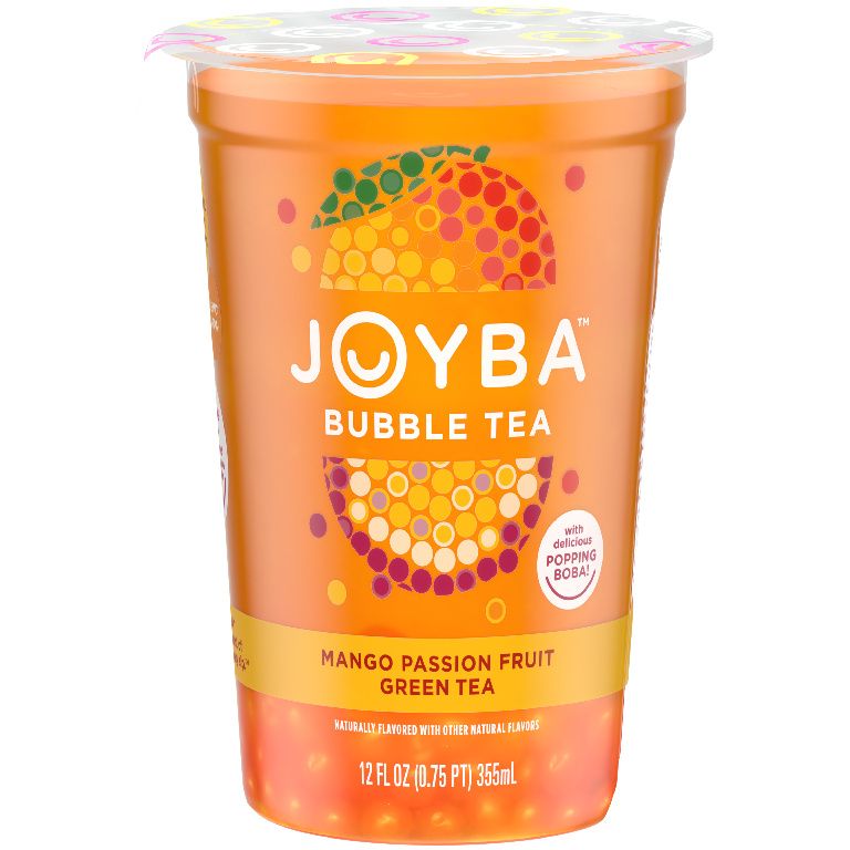 Joyba Bubble Tea Mango Passion Fruit Green Tea 355 ml