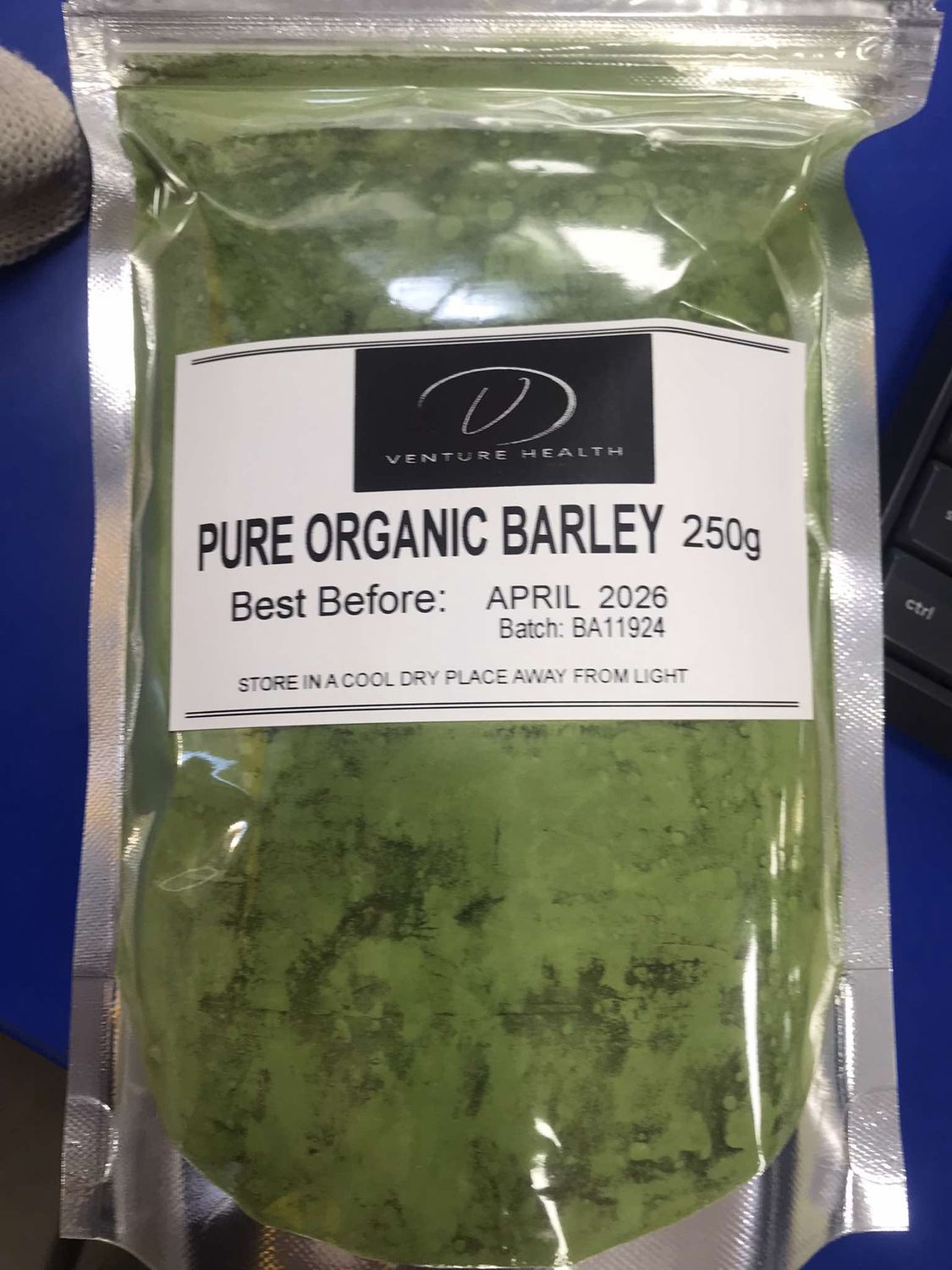 Venture Health Pure Organic Barley 250g