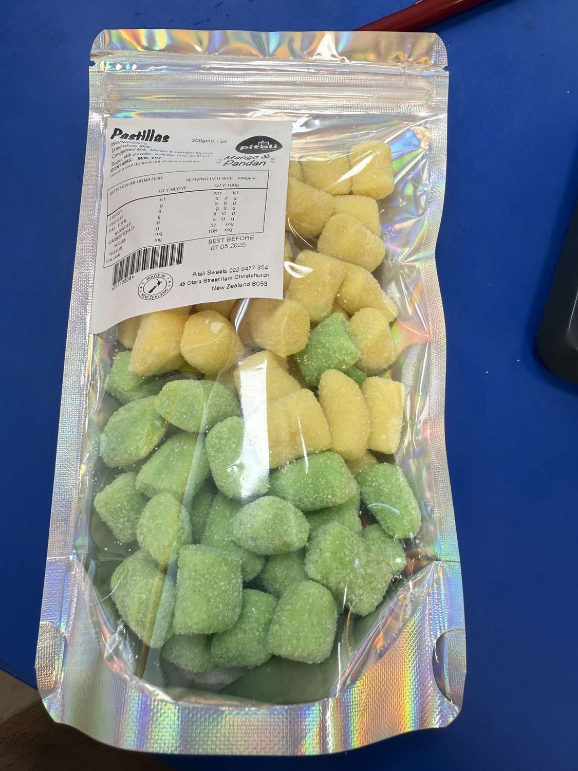 Pastillias Mango Pandan