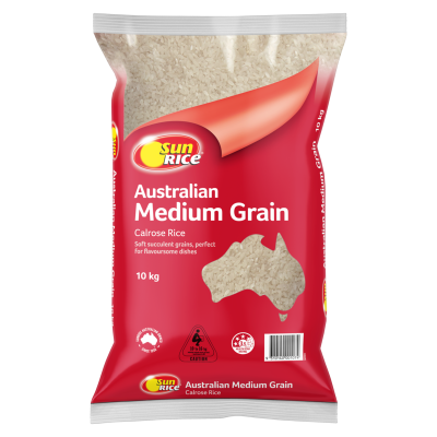 Sunrice Sunwhite Medium Grain 10kg