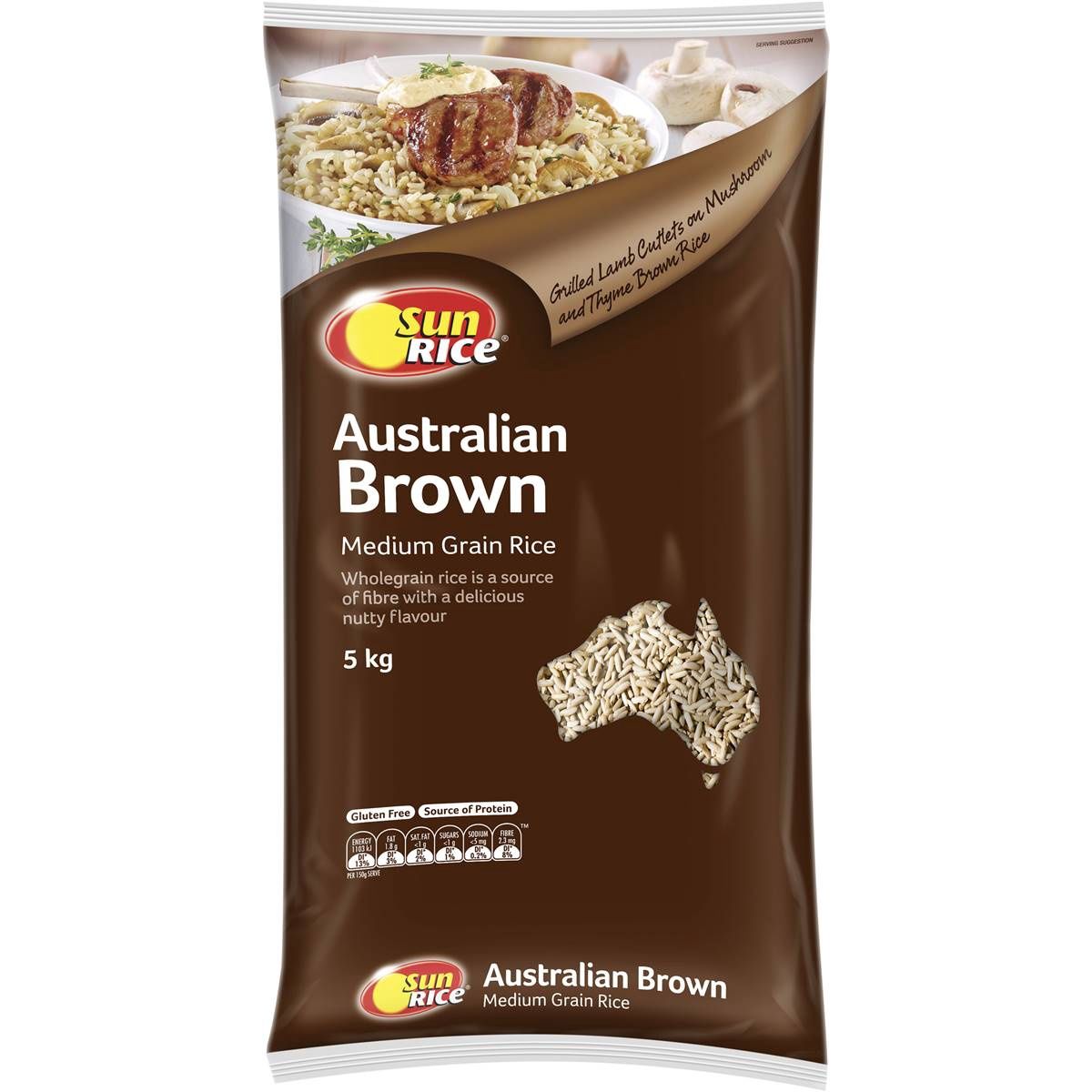 Sunrice Sunrice - Sunbrown Carlrose Rice 25kg