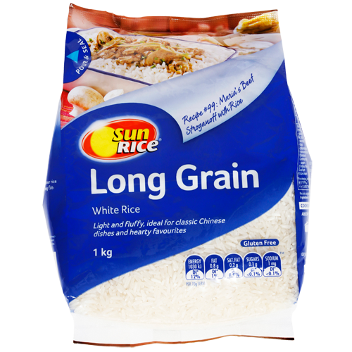 Sunrice Sunrice Long Grain 1kg