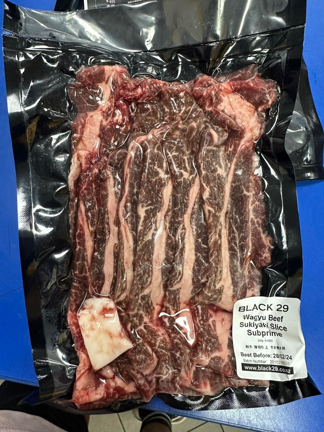 Wagyu Beef Sukiyaki Slice 200g