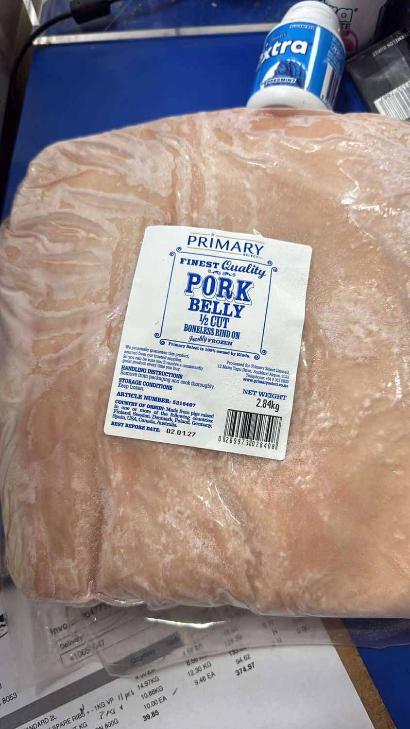 Primary Pork Belly Half Cut Per Kg