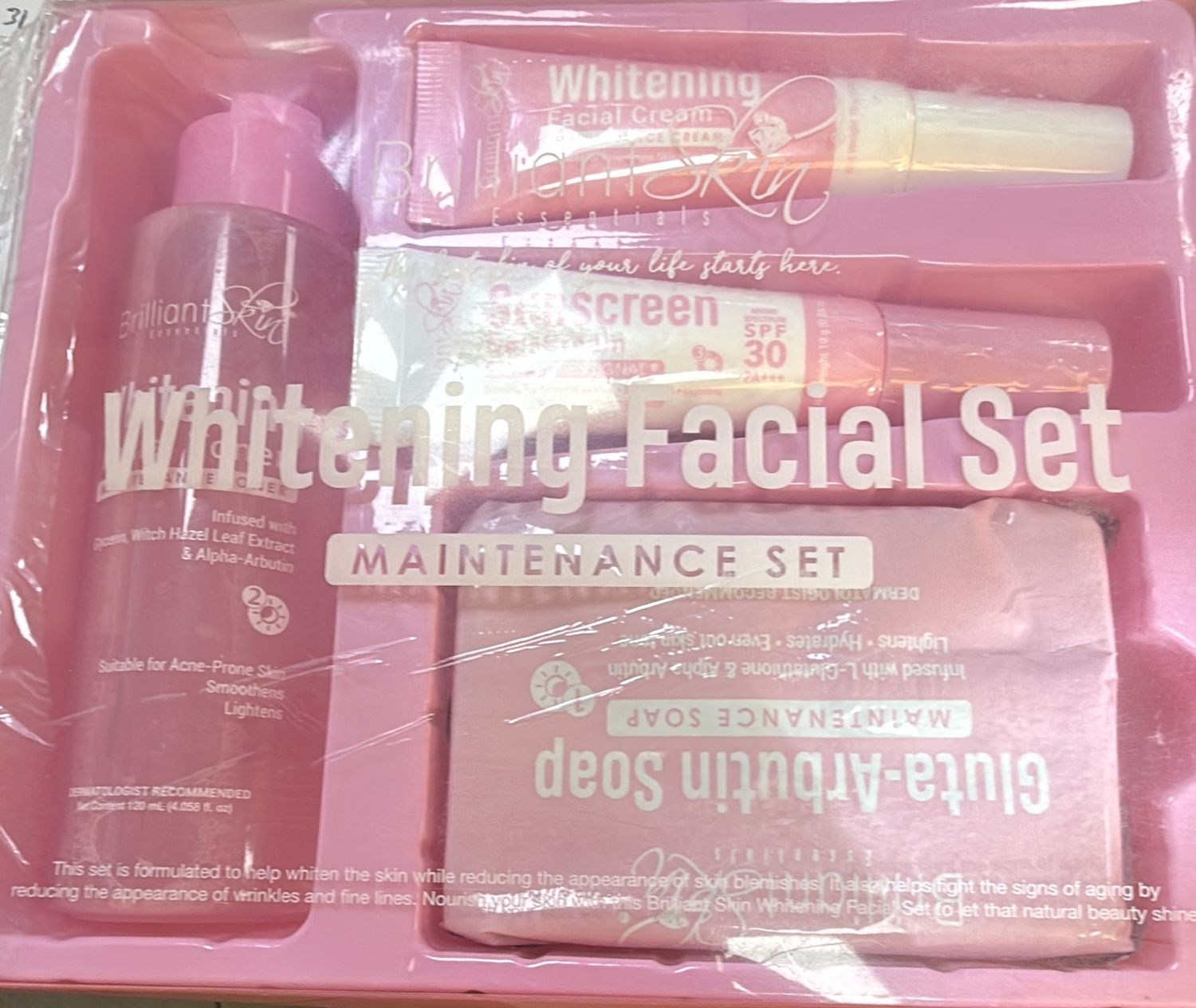 Brilliant Skin Whitening Facial Set