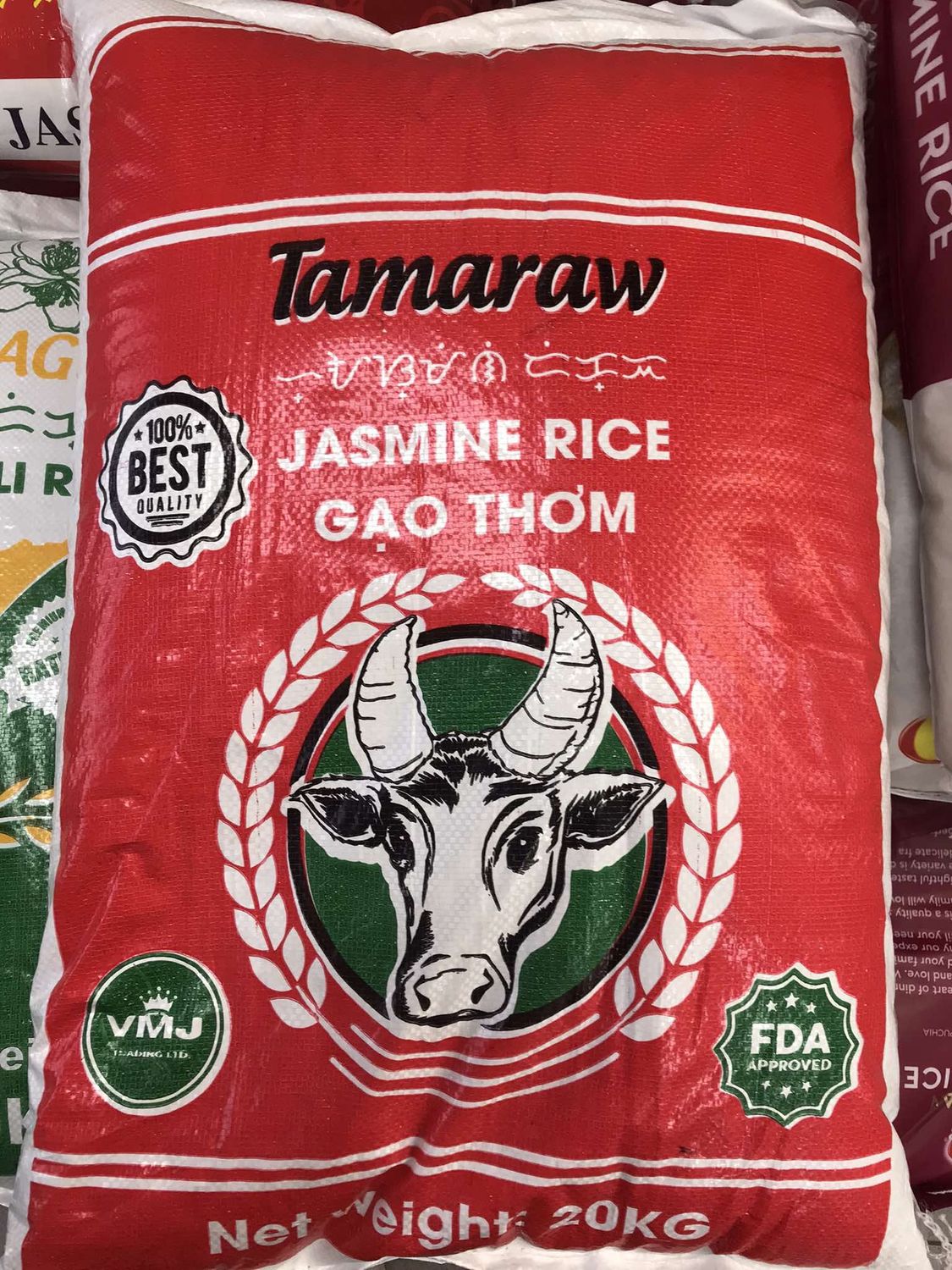 Tamaraw Jasmine Rice Gao Thom 20kg