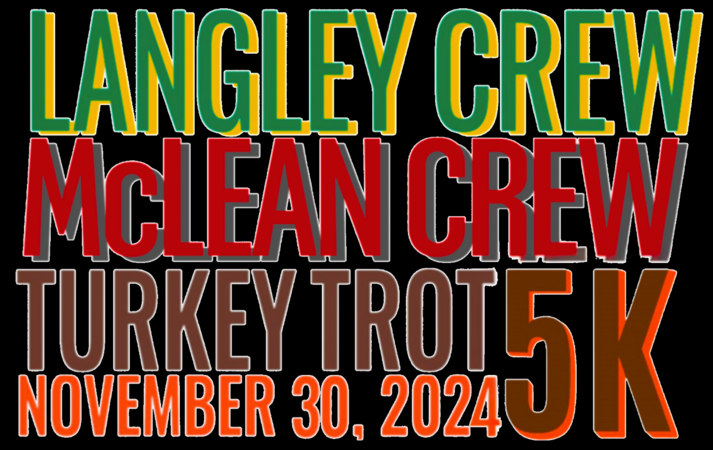 Tax Deductible Donation to McLean and Langley Crew Teams - Turkey Trot 2025